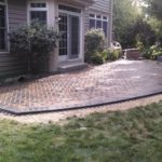 backyard brick patio