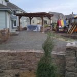 backyard brick patio