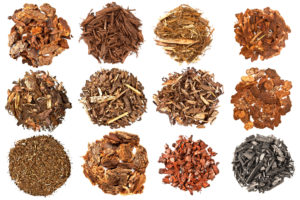 image of different types of mulches
